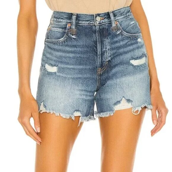 Free People Makai jean shorts - 26 - Picture 1 of 4